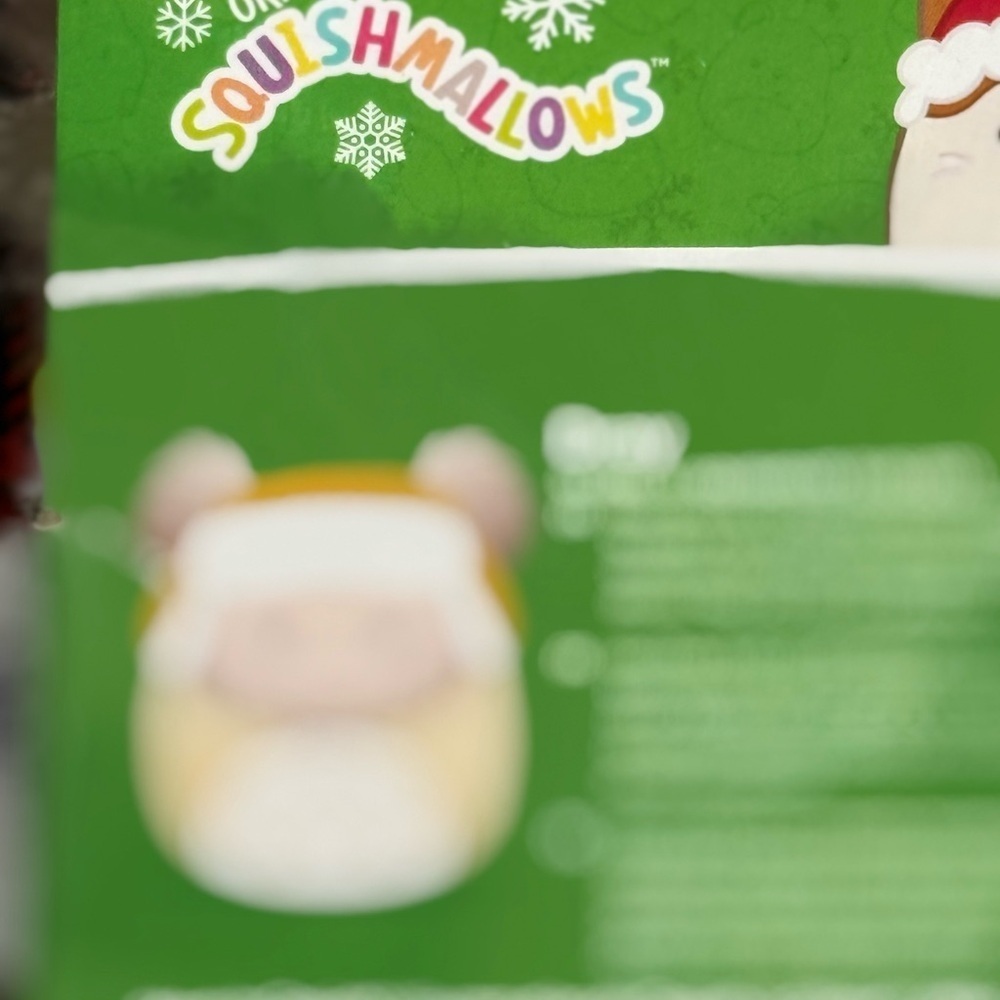 Squishmallow Christmas Ornament Yeti Dray BRAND NEW in Box - Picture 5 of 9